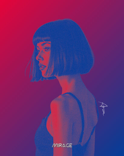 Mirage-01 - a Digital Art Artowrk by Ots  Adrien